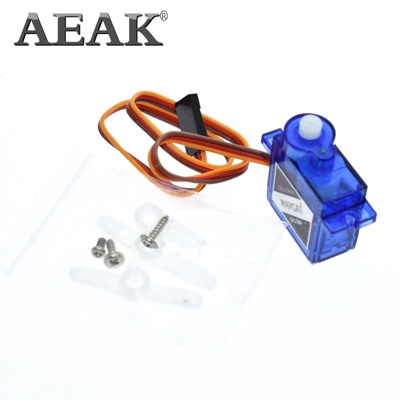 AEAK официальная умная электроника Rc Мини Микро 9g 1,6 кг сервопривод SG90 Для RC 250 450 Вертолет самолет автомобиль Лодка