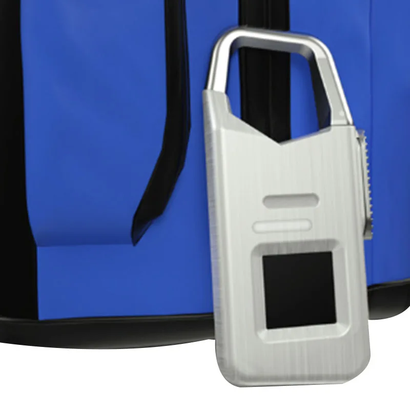 Portable Outdoor Tourist Biometric Intelligent Fingerprint Lock Waterproof Usb Charging Padlock Suitable for Ba | Безопасность и