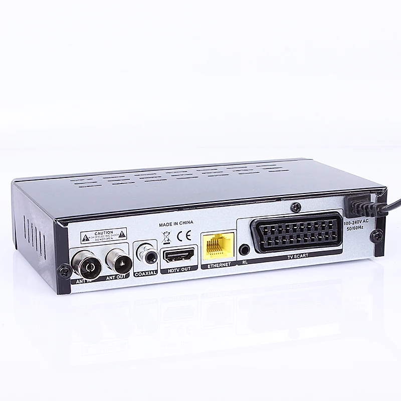 Цифровой HD H.265 DVB T2 спутниковый ТВ-приемник тюнер Youtube Scart Lan DVB-C для