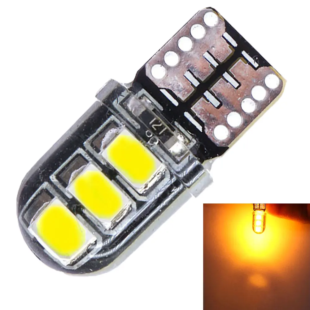 Яркий T10 W5W SMD2835 6-светодиодный силиконовый Водонепроницаемый Автомобиль