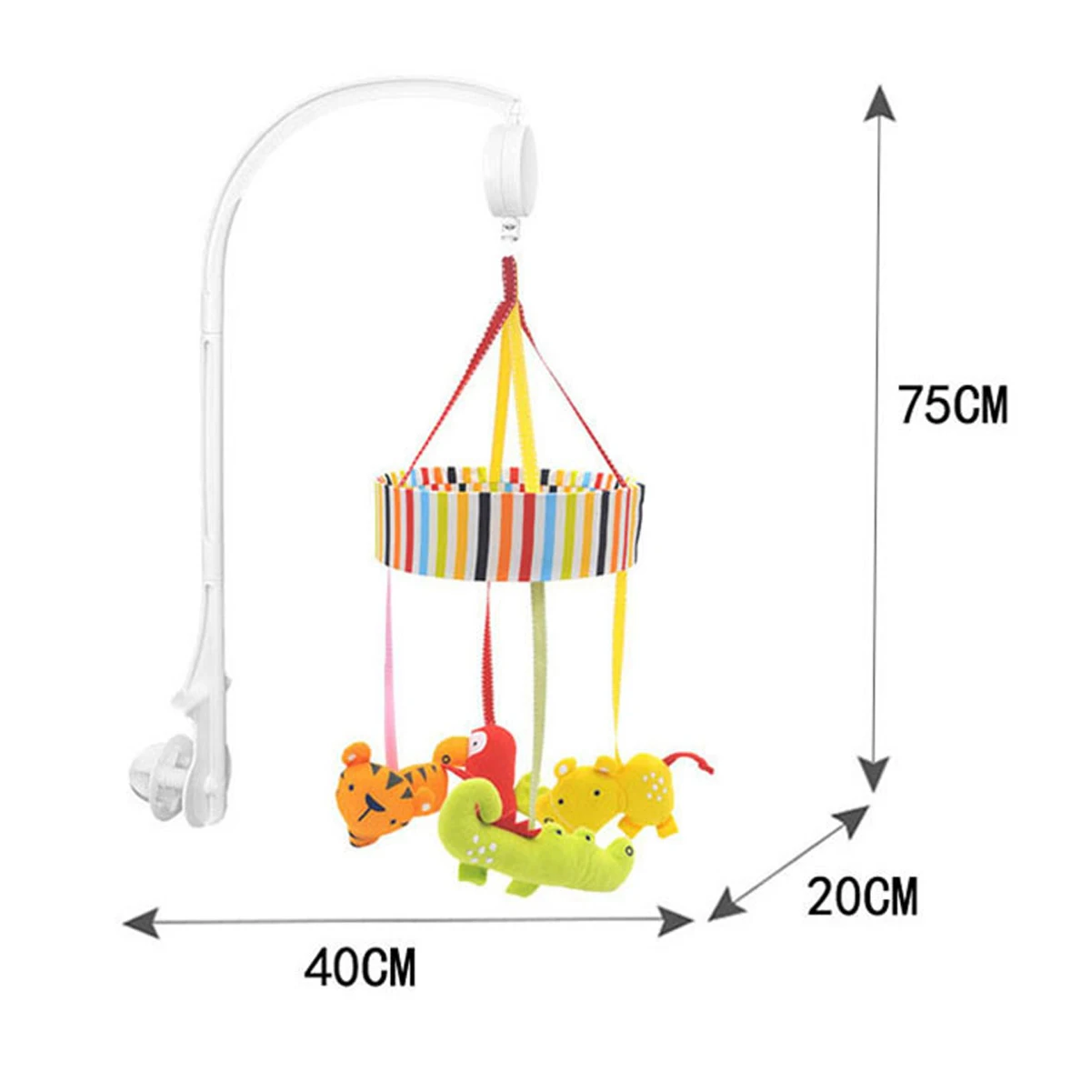

Baby Musical Crib Mobile Bed Bell Toys Help Baby Take Vision Exercise Baby Bed Bell Help Baby Go To Sleep Faster