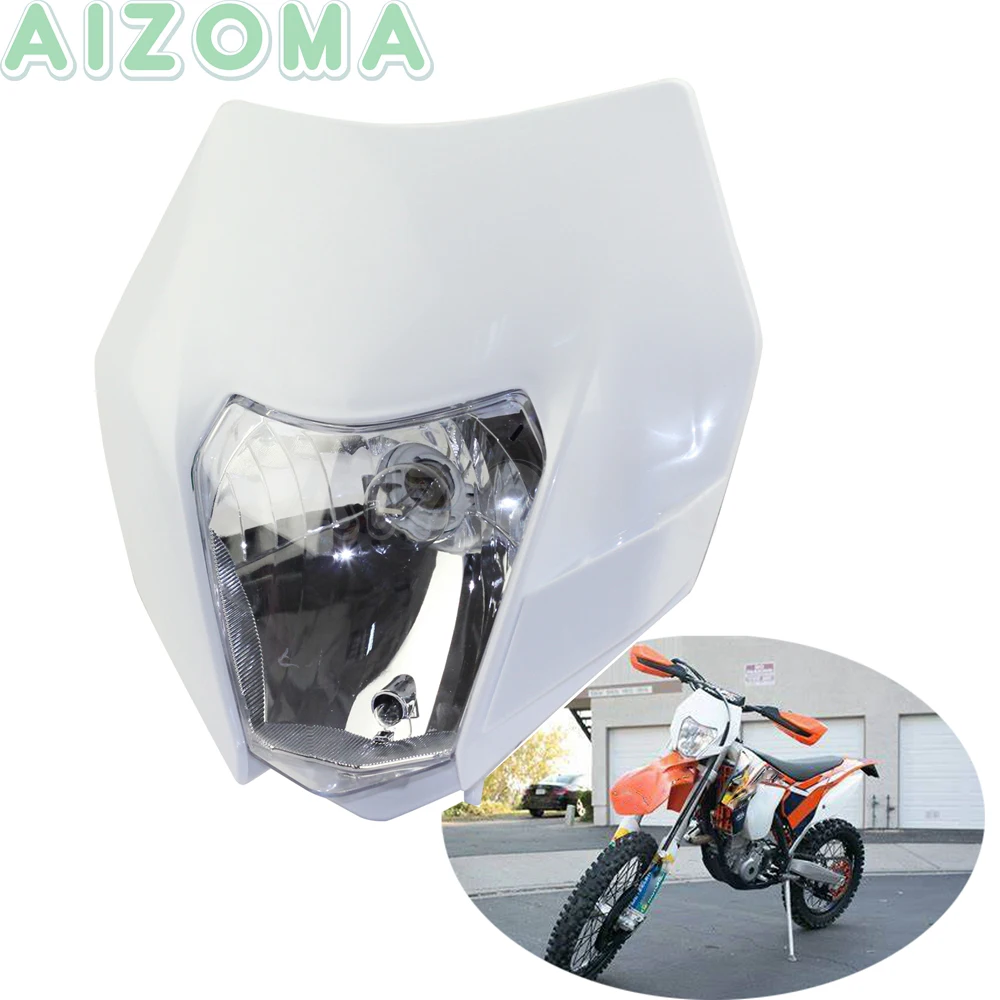Передняя фара для мотоцикла Supermoto Yamaha WR250F WRF450 SMR XCF EXC SX F XC SXF двойная Спортивная