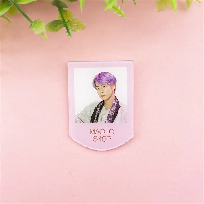 KPOP Bangtan мальчики держатель мобильного телефона Волшебный Магазин Броши Булавки JUNG KOOK JIMIN значки карта душа Persona FH189