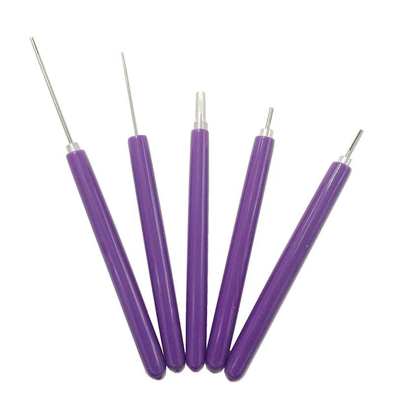 

5 in 1 Quilling Tools, 5Pcs Different Size Quilling Slotted Tools Paper Quilling Kits Handmade Rolling Curling Quilling Pen for