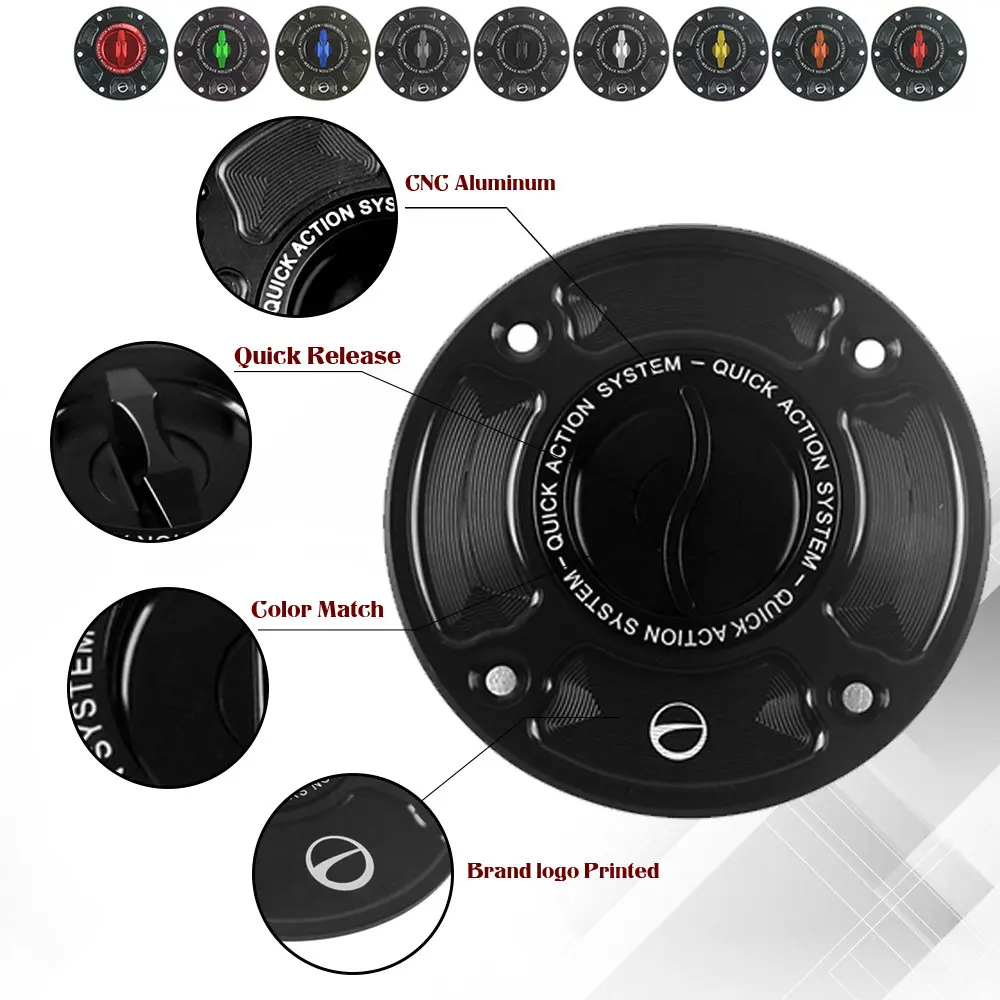CNC БЕСКЛЮЧЕВОЙ гоночный быстросъемный Мотоциклетный Бак топливные крышки чехол