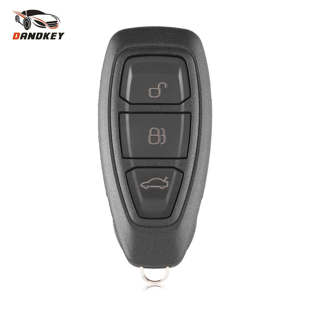 Dandkey 3 кнопки умный ключ оболочка крышка брелок для Ford Mondeo Winning Kuga Fiesta Focus titanium Автомобильный ключ чехол HU101 Blade