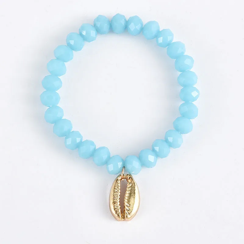 Модные женские браслеты 3 шт./компл. креативные из ананаса с ракушками и деревьями