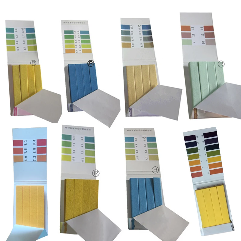 80 полосок/упаковка прецизионных тест-полосок PH полный метр контроллер 1-14st