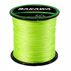 Полиэтиленовая плетеная рыболовная леска BAKAWA, 300 м, 500 м, 4 нити, прочная многонитевая рыболовная леска для ловли карпа, 10-80 фунтов