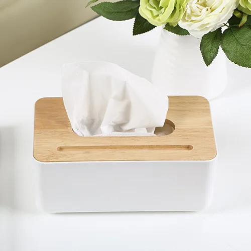 Бамбуковая Туалетная Бумага Настольная коробка креативная гостиная бумажная