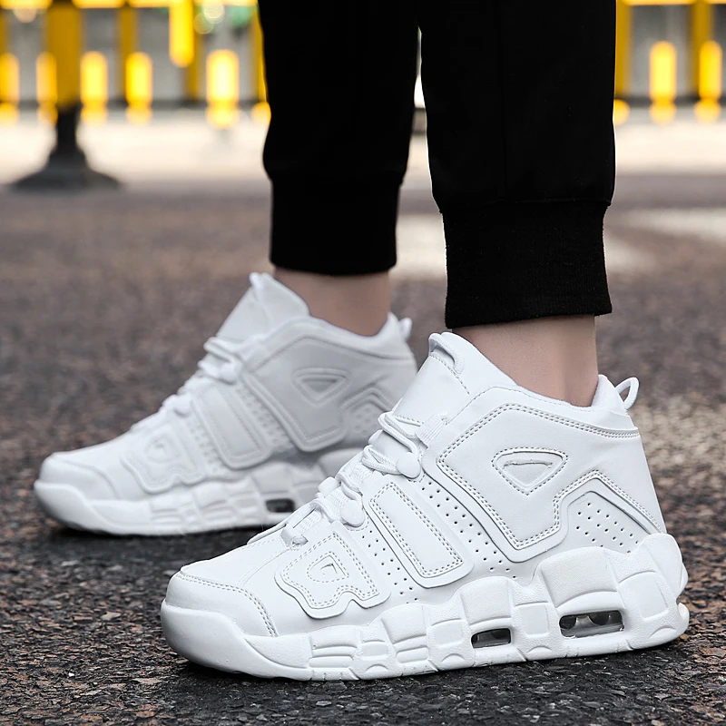 Мужская спортивная обувь для бега на толстой подошве дышащая модные кроссовки с