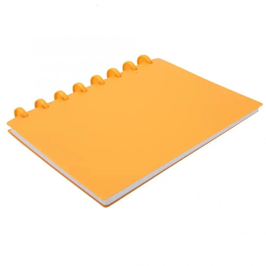 Portable A5 Mushroom Hole Binder Refillable Writing Paper Notebook Office School Supplies 360 degree folded notebook
