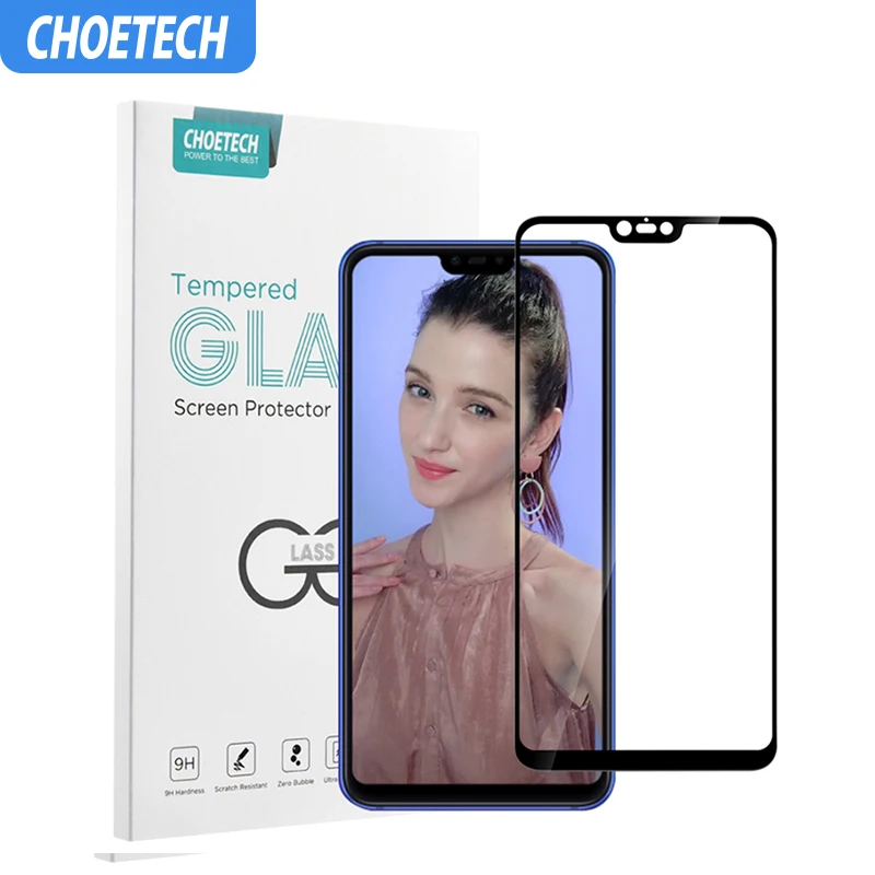 Choetech закаленное стекло для Xiaomi mi 8 lite 9H твердость Полный Клей Стекло для Xiao mi 8 SE Pocophone F1 Защитная пленка для экрана