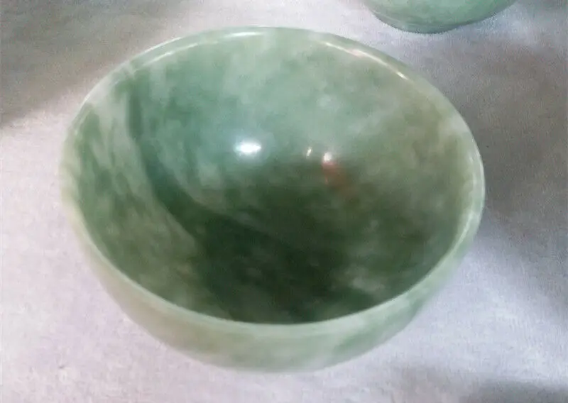 

Модные китайские Изысканные ручной работы 100% натуральные чаши рисовая Чаша Украшение для комнаты домашний подарок 6 см