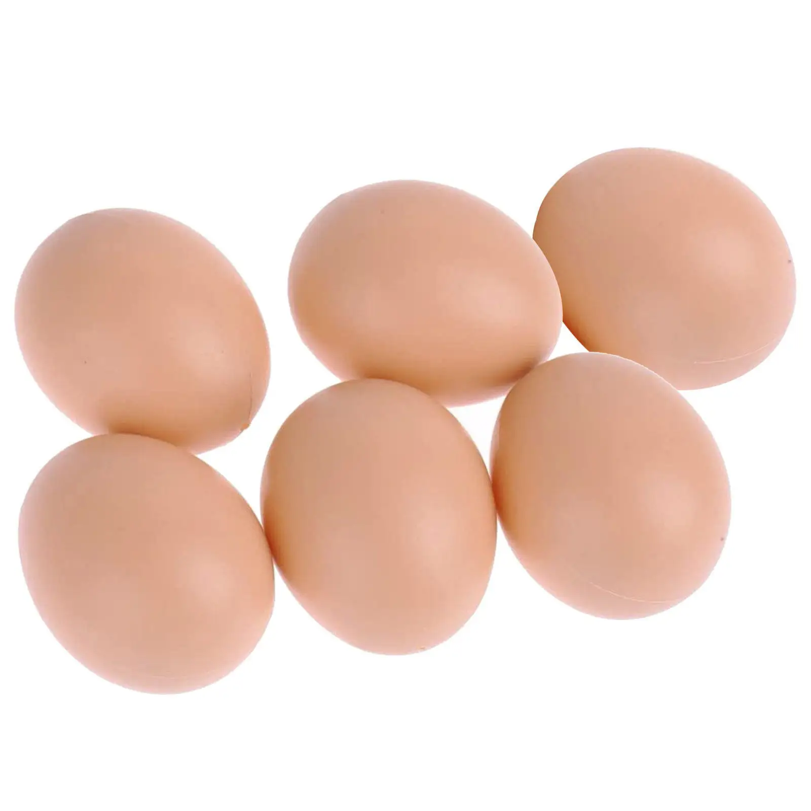 

40pcs Realistic Plastic Fake Eggs for DIY Home Decor Chicken Coop Accs