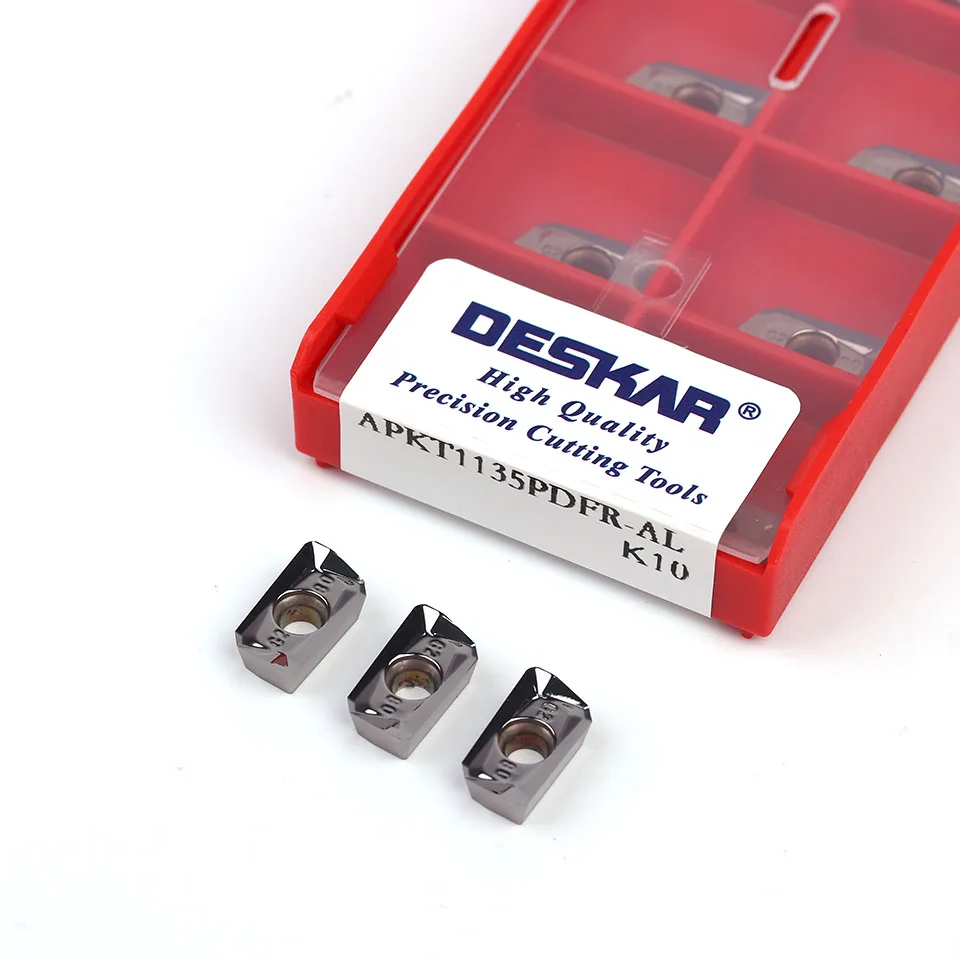 

DESKAR APKT1003PDFR AL APKT1135PDFR APKT1604PDFR APKT1604PDFR MA K10 Original CNC Lathe Cutting Tool Aluminum Turning Tool