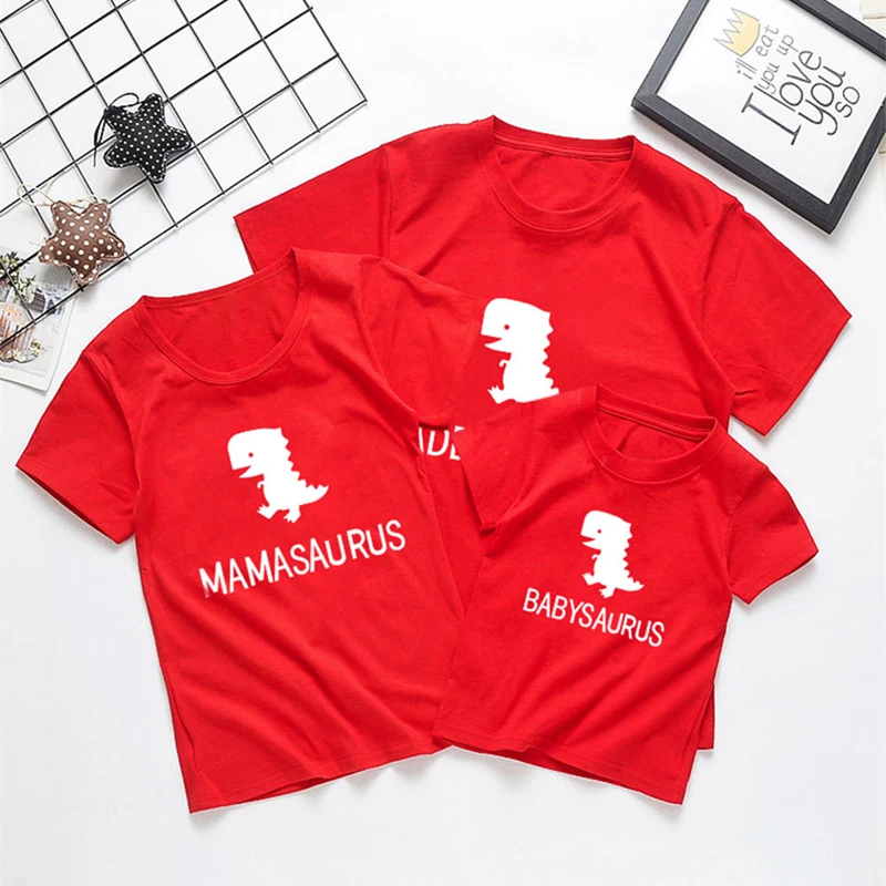 Одинаковые Семейные наряды футболка для папы мамы ребенка девочки мальчика отца