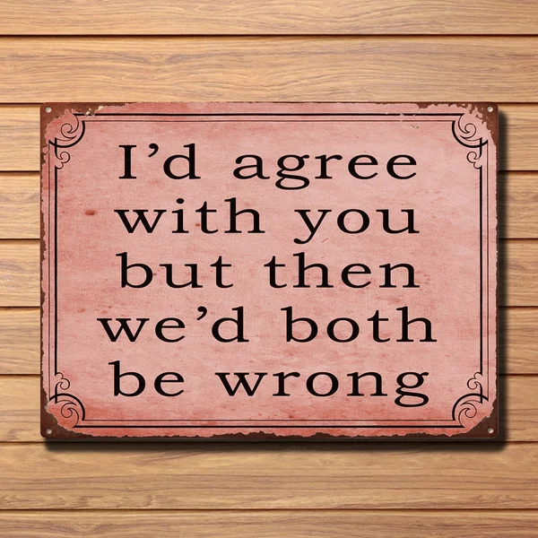 Я согласен но в стиле ретро металлический жестяной знак плакат табличка для