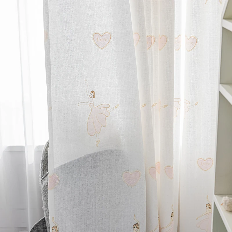 Занавеска для девочек занавеска из толстой ткани с мультяшным рисунком спальни