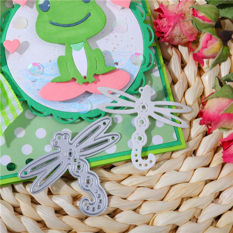 Металлические штампы Eastshape в виде лягушки новинка лотос лист любовь принц