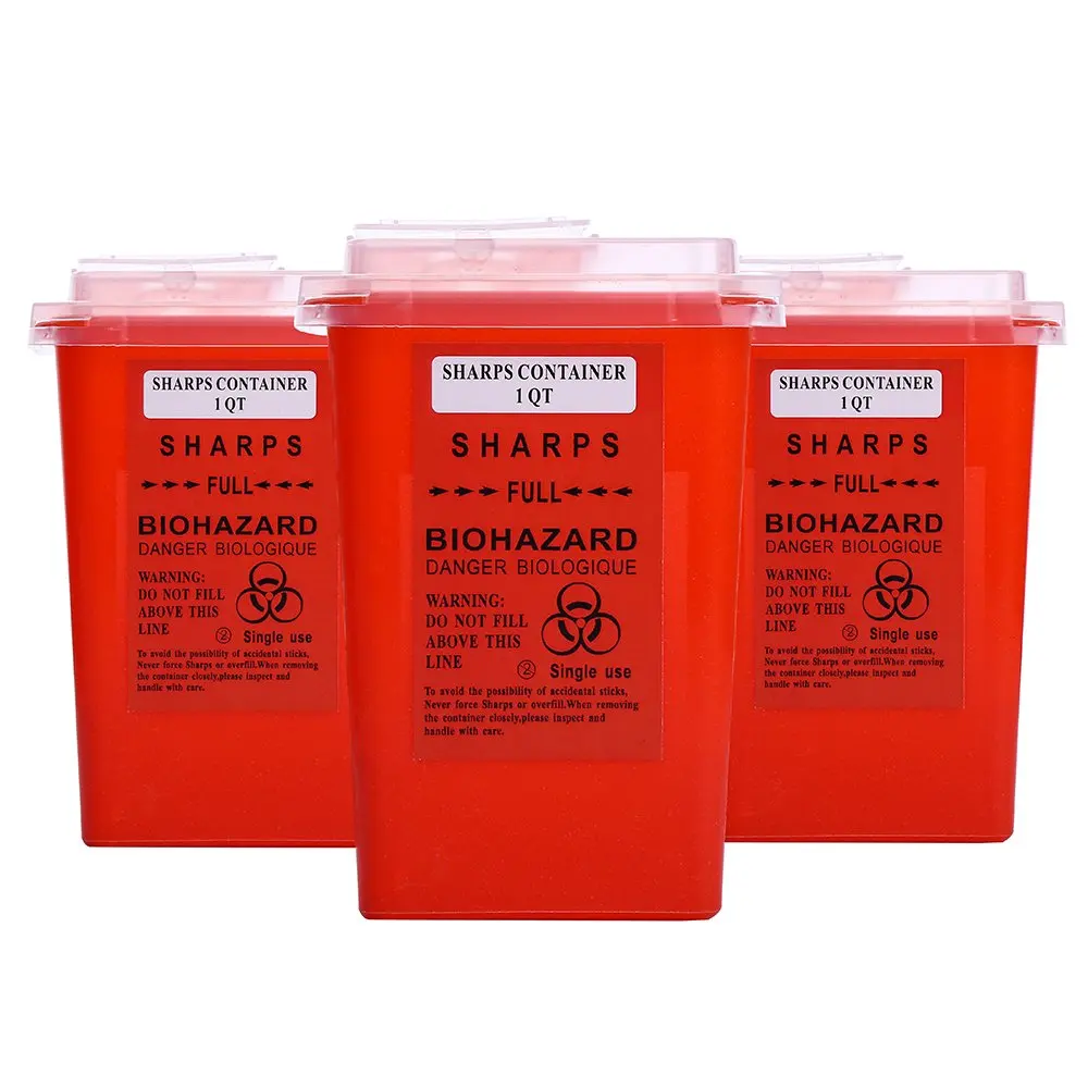 Контейнер EMALLA Sharps 1 шт. контейнер для утилизации игл татуировок принадлежности