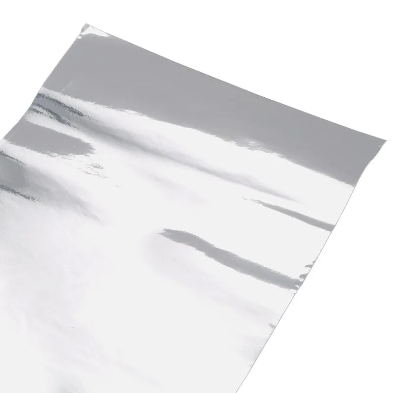 

Chrome Mirror Vinyl Film Wrap Sticker Decal Stretchable Reflective 152x20cm silver