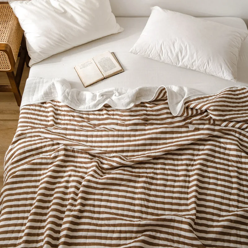 

Летнее воздушное покрывало из 100% хлопка, розовая простыня с принтом в клетку для взрослых и детей, покрывало для дивана, покрывало, плед, оде...