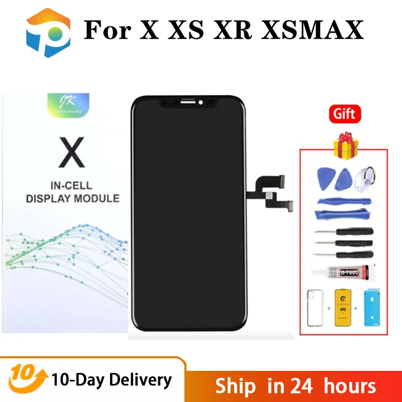 

YWEWBJH Grade AAA For iPhone X XR XS XS MAX LCD Screen Replacement Display With 3D Touch Digitizer Assembly 11 Pro Max Incell