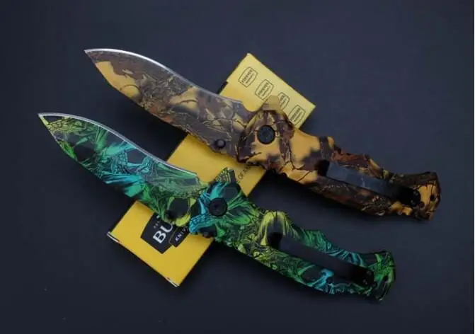 Новые охотничьи ножи из США Buck Orange Blaze Camo многофункциональный швейцарский нож