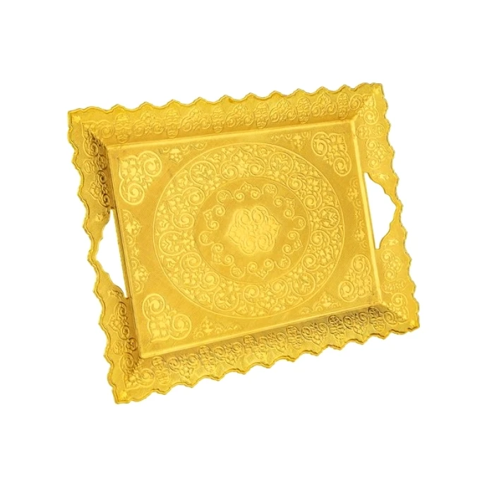 Aut&eacute;ntico juego de caf&eacute; Espresso &aacute;rabe Mırra, juego de cafetera Mırra, accesorios, juego de jarra Zamzam con decoraci&oacute;n del hogar para 12 por.-5