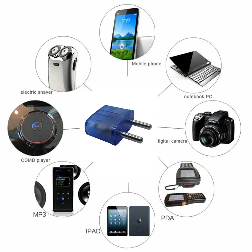 5 шт. электрические мини-вилки для путешествий 10 А | Электроника