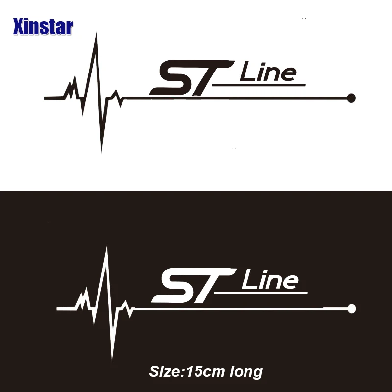 Наклейка ST STLINE для Ford Fiesta Mondeo Fusion Escape Edge Ecosport Kuga Focus MK2 MK3 MK4 1 шт.