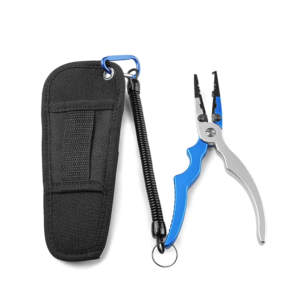 

Hot Aluminum Alloy Fishing Pliers Grip Set Fishing Tackle Hook Recover Cutter Line Split Ring High Quality Fishing Tool in stock