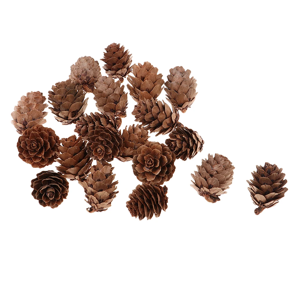 

Decorative Pine Cones Festival Vase Filler Snow Tree pendants