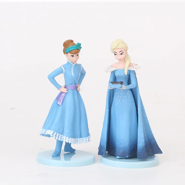 10 шт./партия платье принцессы девушки Disney кукла Анна и Эльза из мультфильма