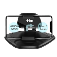 cellphone car holder 2021 pu leather pattern navigation gps support stand hud universal dashboard for iphone x car phone holder