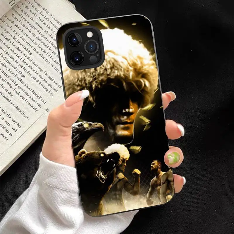 Khabib nurmagomedov UFC чехол для телефона iPhone 11 8 7 6 6S Plus X XS MAX 5 5S SE 2020 XR pro DIY capa | Мобильные