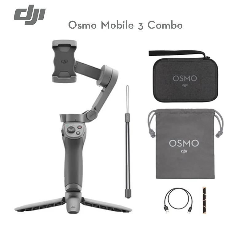 DJI Osmo Mobile 3-это складной карданный стабилизатор для смартфонов с поддержкой Quick rolling ActiveTrack 3,0 Sport Mode