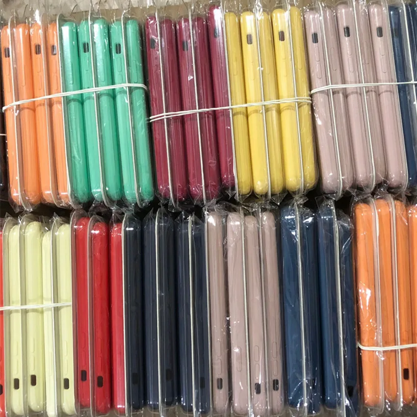 50 шт./лот силиконовый чехол для телефона iphone 11 11 pro max i5 SE 6 6s 7 8 plus iX XR XS MAX чехол для телефона с упаковкой