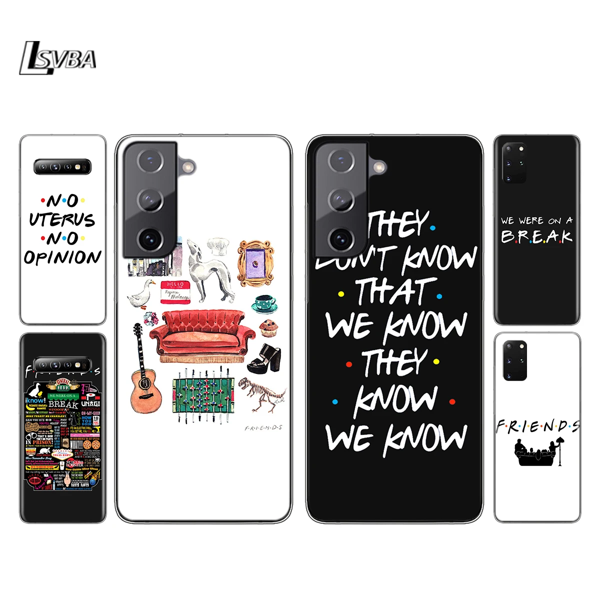

Friends TV Show Series Silicone Cover For Samsung Galaxy S21 S20 FE Ultra S10 S10E Lite S9 S8 S7 Plus Phone Case