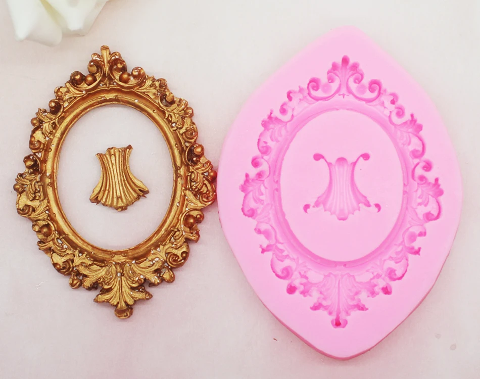 Форма для сахарного торта шоколадная форма кружевная декоративная ретро