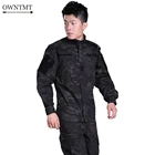 Камуфляжная армейская Военная Униформа CPBK, мужские тактические брюки-карго Bdu, боевая униформа для активного отдыха, кемпинга, охоты, мужские комплекты одежды