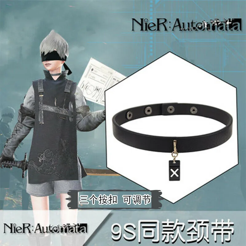 Аксессуары для косплея из игры NieR Automata 9S ожерелье YoRHa No. 9 Тип S цепочка до ключицы
