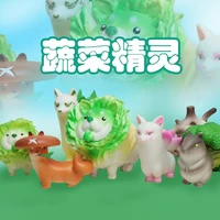 vegetable wizard blind box hand made cabbage dog white luohu garlic meow hand made ornament model back toy worth collecting