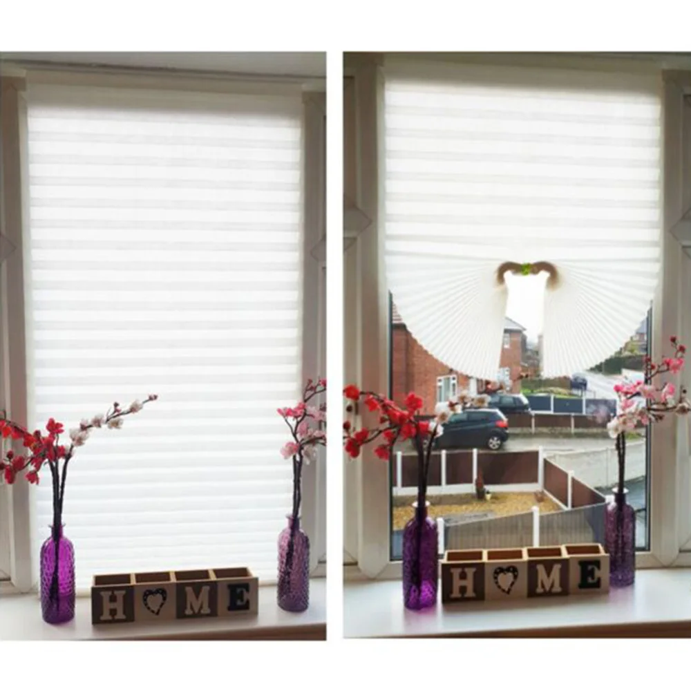 Балкон нетканые плиссированные занавески модные домашние кухни Сделай Сам