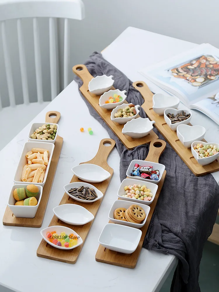 Блюдо для фруктов в японском стиле креативные керамические столовые приборы