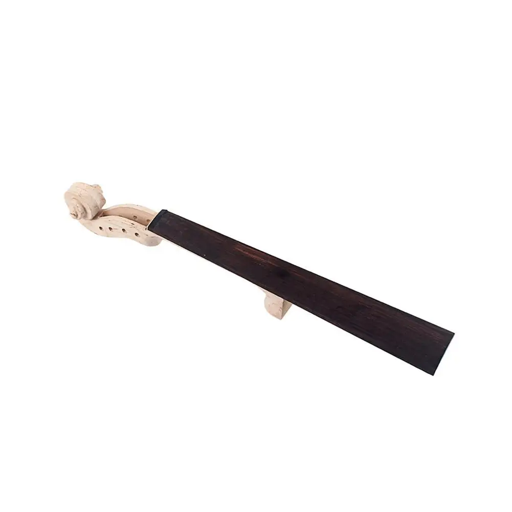NEW 4/4 Size Maple Violin Neck Ebony Fingerboard DIY Kit with Hand Carved Scroll | Спорт и развлечения