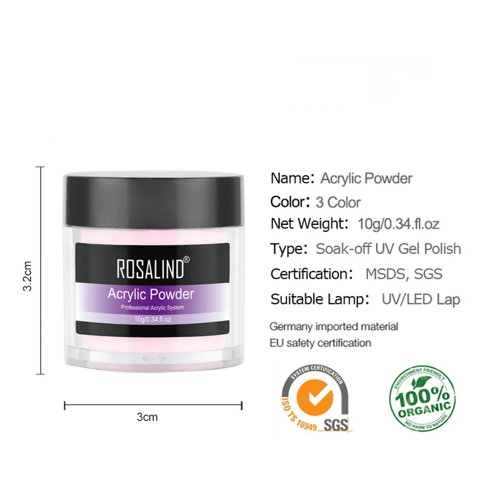 6/7 шт Горячий акриловый набор для ногтей маникюра Набор украшение 10 г порошок