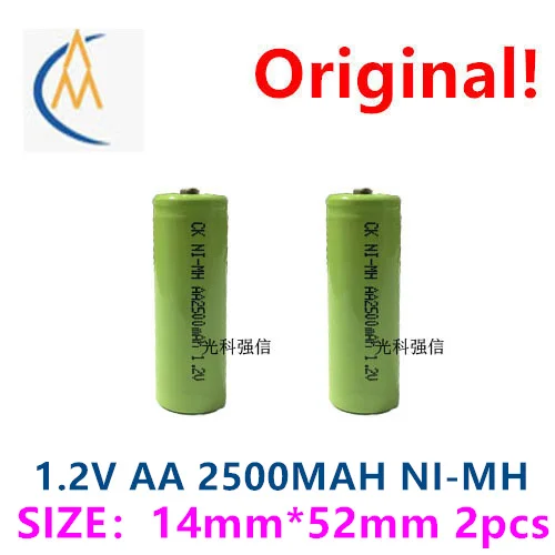 Купите больше дешевых новых оригинальных перезаряжаемых батарей ni-mh 1 2 в AA 2500 мАч
