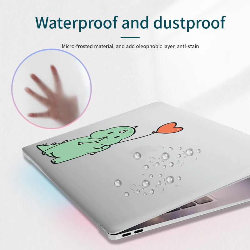 Мультяшная наклейка для нового Macbook pro14 M1 A2442 защитный чехол ноутбука виниловые